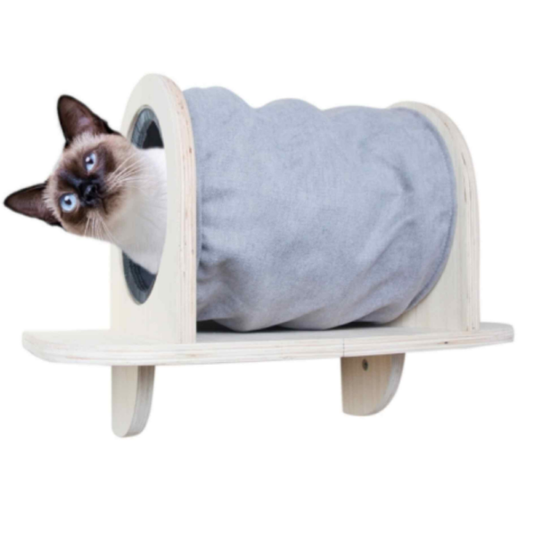 Juguete Gato Skywalk - Grooming Hideaway Tunnel 52x26x45 CM