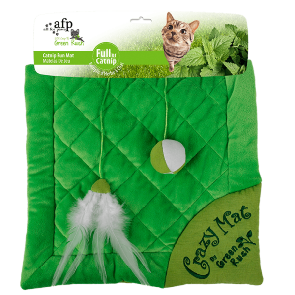 Manta Gato Green Rush - Crazy (60 GR Catnip) 36.5 CM