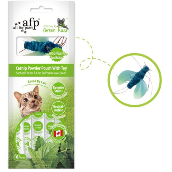 Juguete C/ Catnip Green Rush (6 Recargas)