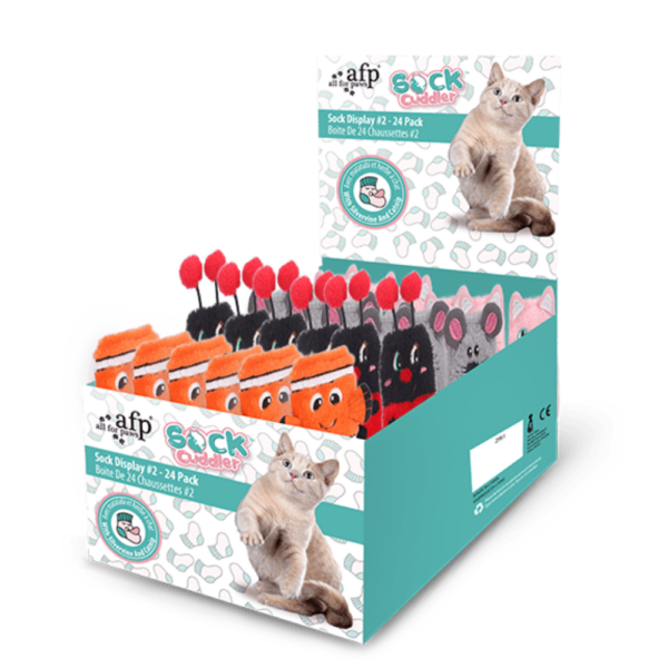 Juguete Gato Display Sock (Caja 24 Unid)