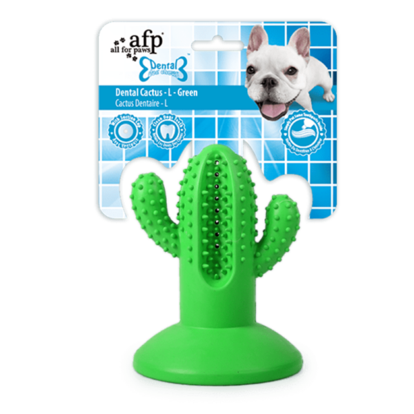 Juguete Perro Dental Chews Cactus L Verde