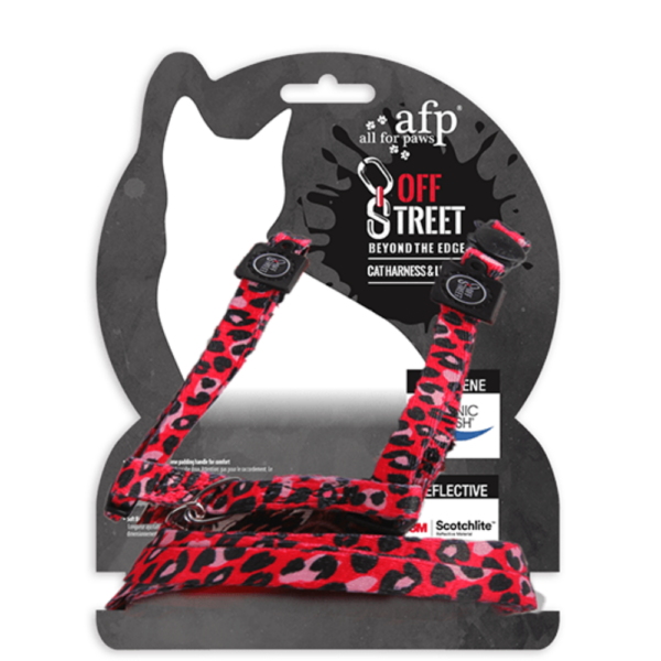 Arnes + Correa Gato Off Street Leopard