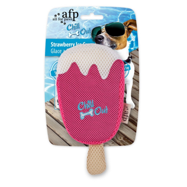 Juguete Perro Chill Out Helado Fresa 20 CM