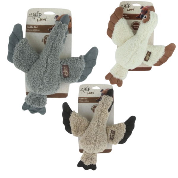 Juguete Perro Lamb Cuddle Bird (Beige/Gris/Marrón)