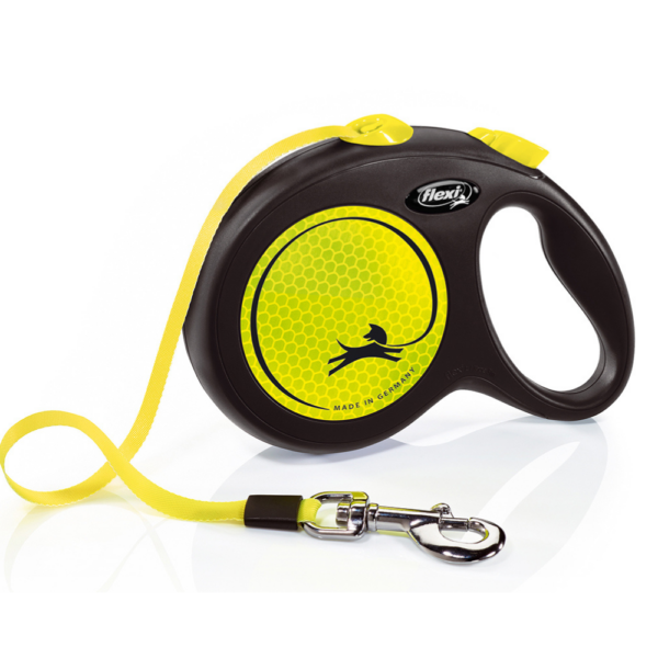 Correa Extensible Amarillo Flexi New Neon