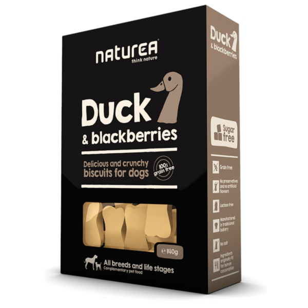 Naturea Galletas Perro Pato y Moras