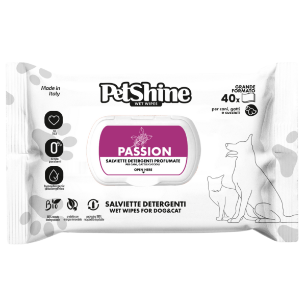 Petshine Toallitas Olor Passion - 40 Und