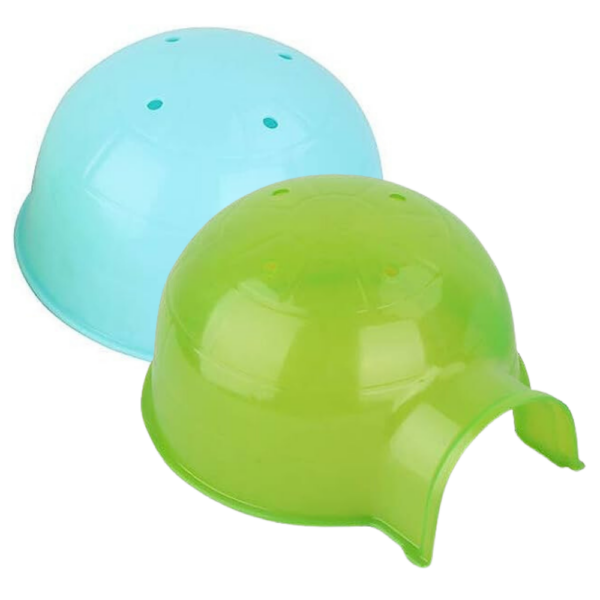 Escondite Plastico Hamster Azul/Verde