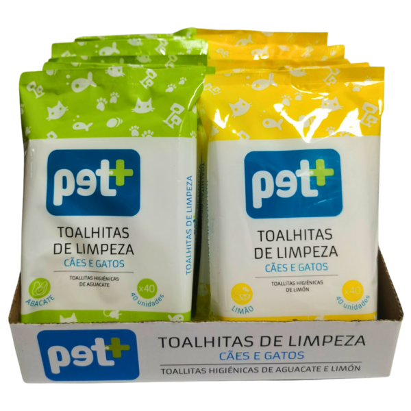 Display Toallitas Limpiadoras PET+(8 Aguacate + 8 Limón)