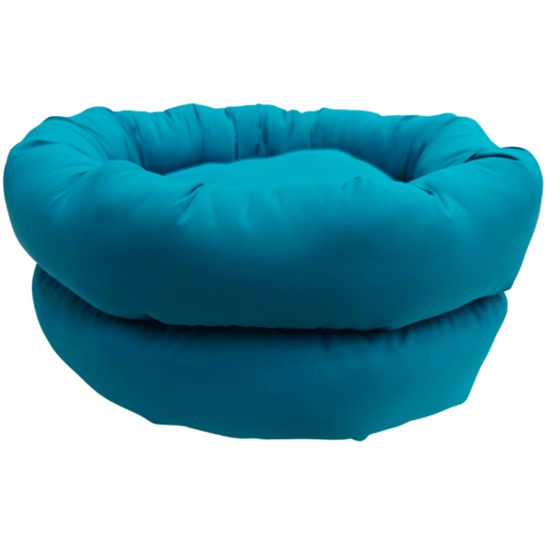 Cama Doble 50 CM Comfort Line Happy Days Azul Turquesa